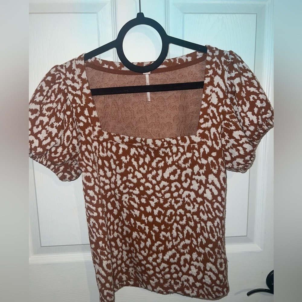 Free People Square Neck Blouse